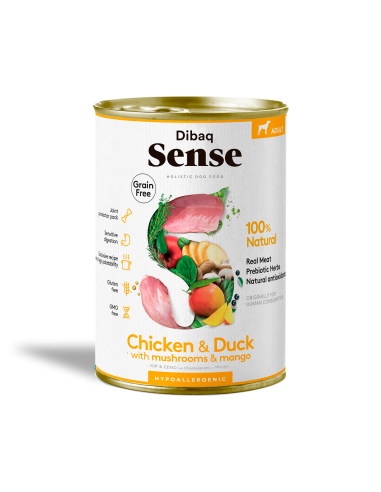 Dibaq Sense Frango e Pato |Cães| Dibaq
