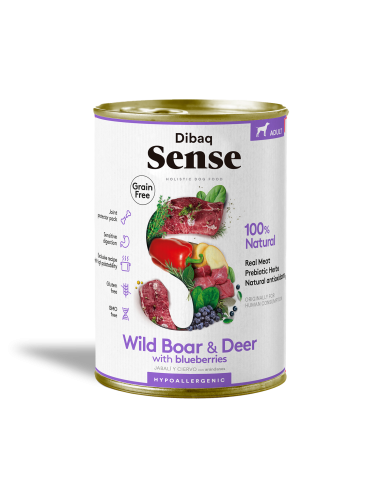 Dibaq Sense Wild (veado e javali) |Cães| Dibaq