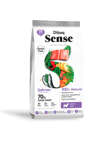 Dibaq Sense Grain Free Salmón Mini |Perros