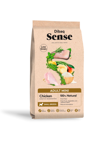 Dibaq Sense Low Grain Pollo (Adulto Mini) |Perros