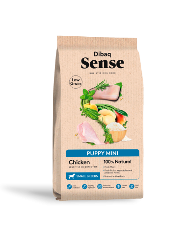 Dibaq Sense Low Grain Puppy Mini (Frango) |Cães| Dibaq