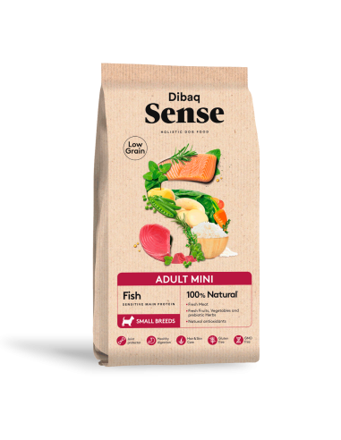 Dibaq Sense Low Grain Peixe (Adulto Mini) |Cães| Dibaq