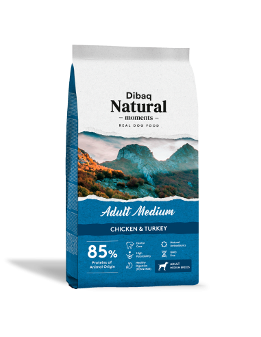 Dibaq Natural Moments Adulto Médio |Cães| Dibaq