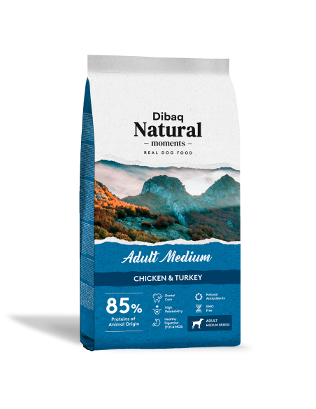 Dibaq Natural Moments Adulto Médio |Cães| Dibaq