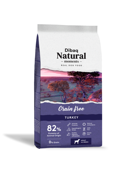 Dibaq Natural Moments Grain Free Pavo |Perros | Dibaq