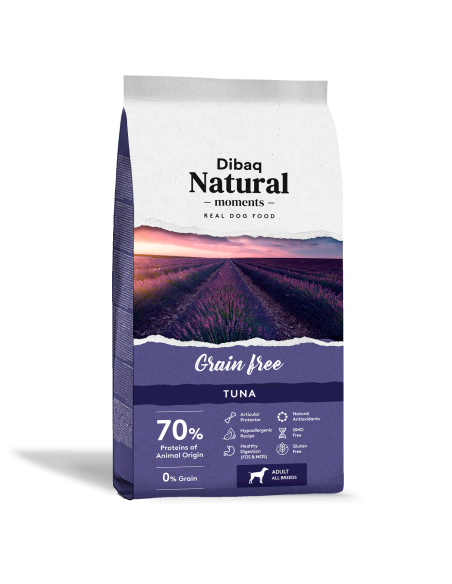 Dibaq Natural Moments Atum sem grãos |Cães| Dibaq
