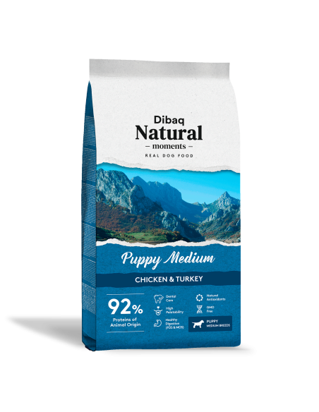 Dibaq Natural Moments Cachorro Razas Medianas |Perros | Dibaq