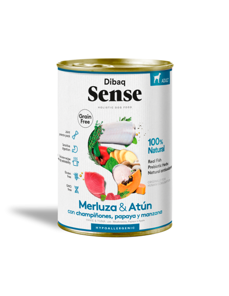 Dibaq Sense Merluza y Atún |Perros | Dibaq