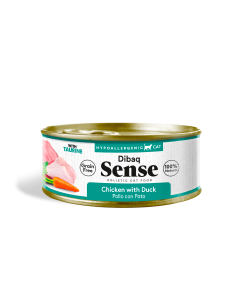 Dibaq Sense Cat Frango e Pato com Cenoura |gatos| Dibaq