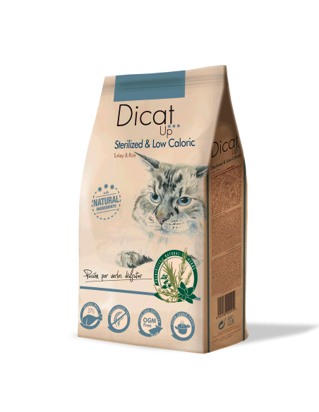 Dicat Up Esterilizado y bajo en calorías |Gatos | Dibaq