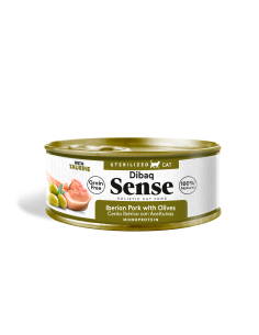 Dibaq Sense Esterilizado Porco Ibérico com Azeitonas |gatos| Dibaq 2