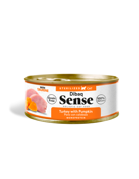 Dibaq Sense Cat Peru Esterilizado com Abóbora |gatos| Dibaq