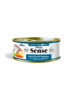 Dibaq Sense Esterilizado Peixe Branco com Legumes |gatos| Dibaq 2