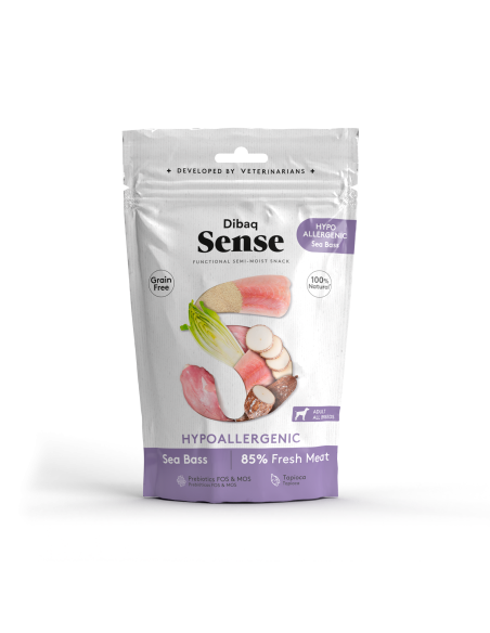 Dibaq Sense Snack Hypoallergenic Seabass |Dogs| Dibaq
