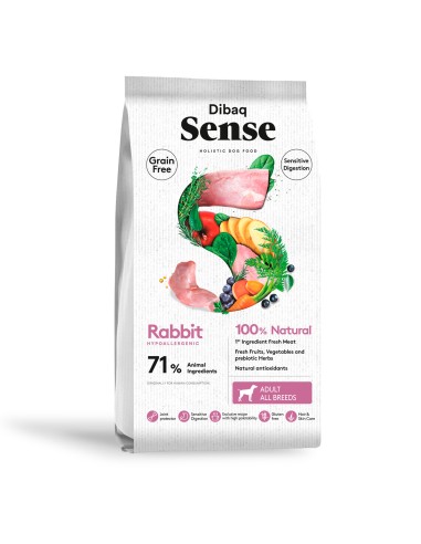 Dibaq Sense Grain Free Sensitive Conejo |Perros | Dibaq