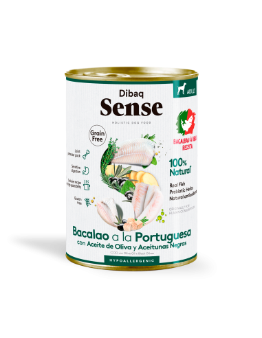 Dibaq Sense Grain Free Bacalao a la Portuguesa |Perros | Dibaq