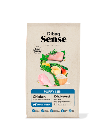 Dibaq Sense Low Grain Puppy Mini (Frango) |Cães| Dibaq