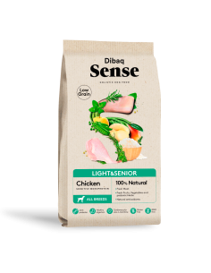 Dibaq Sense Low Grain Chicken Light or Senior |Dogs| Dibaq