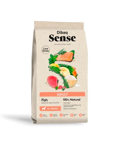 Dibaq Sense Low Grain Peixe (Adulto) |Cães| Dibaq