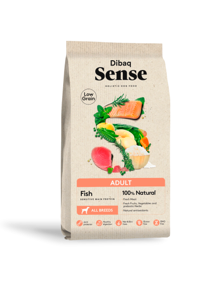 Dibaq Sense Low Grain Peixe (Adulto) |Cães| Dibaq
