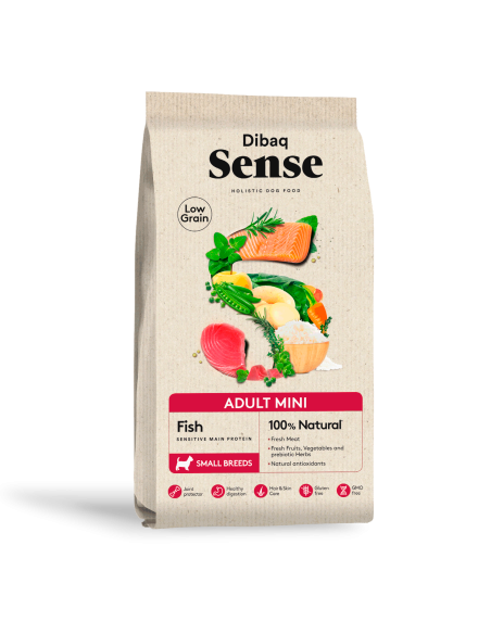 Dibaq Sense Low Grain Peixe (Adulto Mini) |Cães| Dibaq