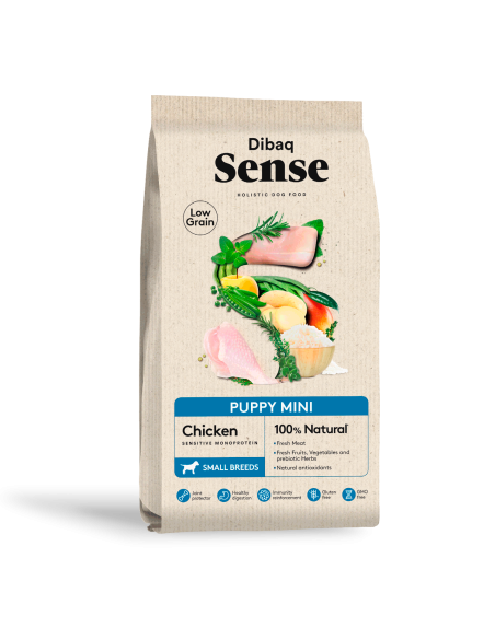 Dibaq Sense Low Grain Pollo Cachorro Mini |Perros | Dibaq