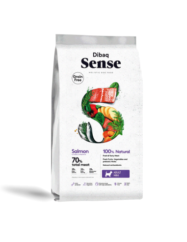 Dibaq Sense Grain Free Salmão Mini |Cães| Dibaq