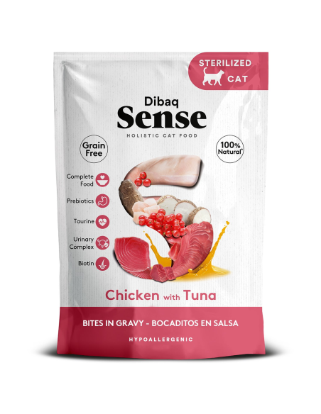 Dibaq Sense Bites Pollo con Atún |Gatos | Dibaq
