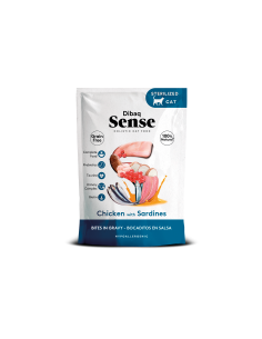 Dibaq Sense Bites Pollo con Sardinas |Gatos | Dibaq