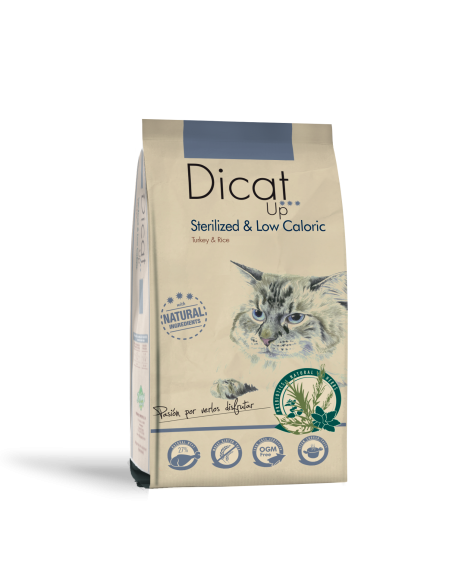 Dicat Up Esterilizado y bajo en calorías |Gatos | Dibaq