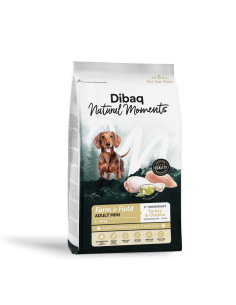 Dibaq Natural Moments 5 Star Pavo y Pollo Adulto razas pequeñas |Perros | Dibaq