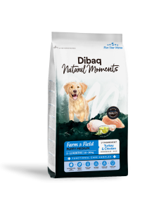 Dibaq Natural Moments 5 Star Peru e Frango Puppy raças médias |Cães| Dibaq