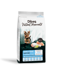 Dibaq Natural Moments 5 Star Pavo y Pollo Cachorro razas pequeñas |Perros | Dibaq