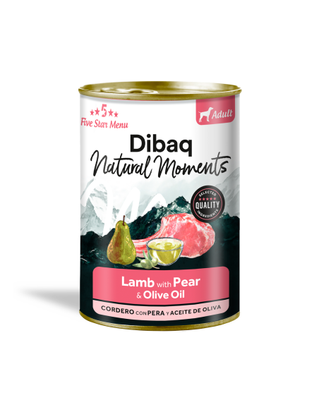 Dibaq Natural Moments Adult Lamb with Pear |Wet food| Dibaq