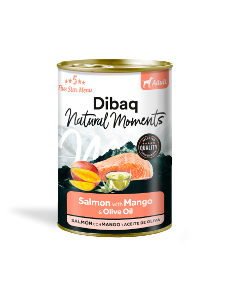Dibaq Natural Moments Adult Salmon with Mango |Dogs| Dibaq