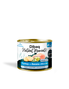 Dibaq natural Moments Cachorro pavo y plátano |Perros | Dibaq
