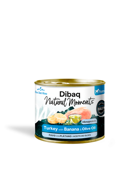 Dibaq natural Moments Cachorro peru e banana |Cães| Dibaq