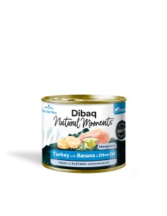 Dibaq natural Moments Puppy turkey and banana |Wet food| Dibaq