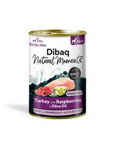 Dibaq Natural Moments Adult Turkey with Raspberry |Wet food| Dibaq