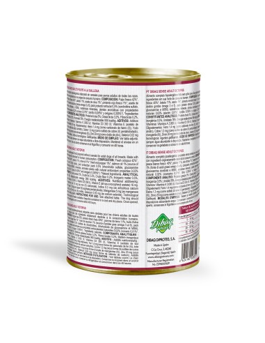 Dibaq Sense Grain Free Polvo da Galiza |Alimento Húmido| Dibaq