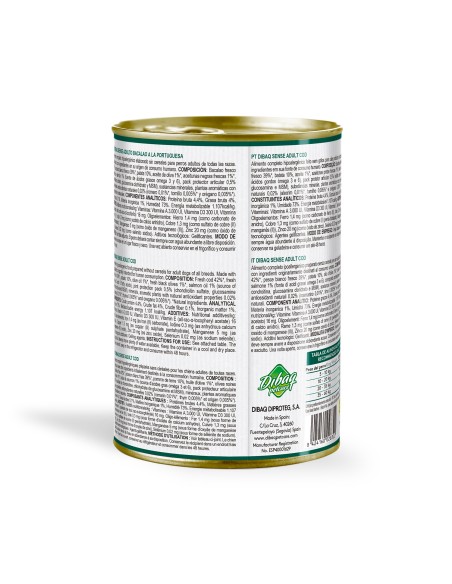 Dibaq Sense Grain Free Codfish Portuguese Style |Wet food| Dibaq