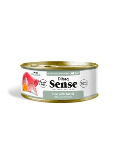 Dibaq Sense Cat Atum e Coelho com Abóbora |Alimento Húmido| Dibaq