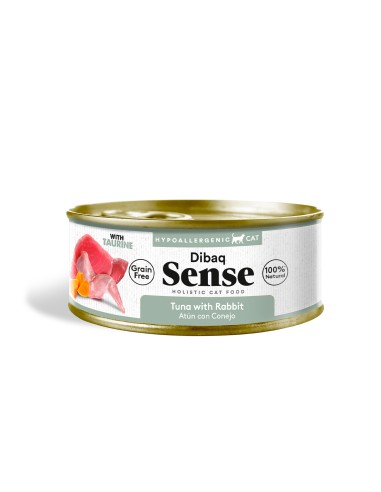 Dibaq Sense Cat Atum e Coelho com Abóbora |Alimento Húmido| Dibaq