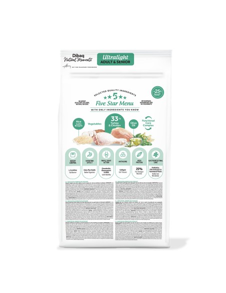 Dibaq Natural Moments 5 Star Ultralight |Alimento Seco | Dibaq