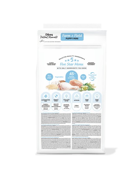 Dibaq Natural Moments 5 Star Turkey and Chicken Adult Large Breeds |Dry food| Dibaq