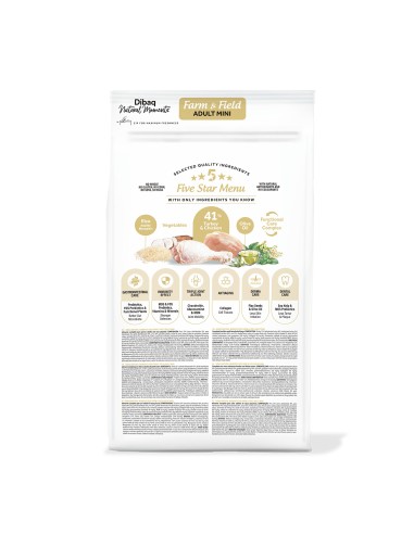 Dibaq Natural Moments 5 Star Pavo y Pollo Adulto razas pequeñas |Alimento Seco | Dibaq
