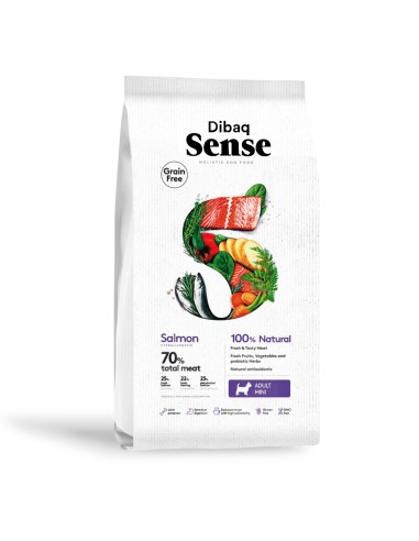 Dibaq Sense Grain Free Salmão Mini |Alimento Seco| Dibaq