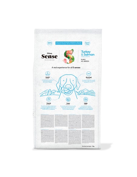 Dibaq Sense Grain Free Salmon and Turkey (Puppy) |Dry food| Dibaq