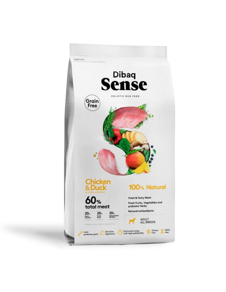 Dibaq Sense Grain Free Pollo y Pato |Alimento Seco | Dibaq