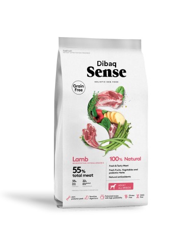 Dibaq Sense Grain Free Cordeiro |Alimento Seco| Dibaq